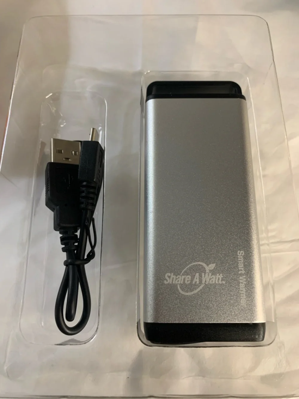 Smart Warmer 2000 Portable Hand Warmer & Charger - Silver